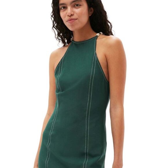 Ganni - Drapey Melange Maxi Dress - Picture 4 of 12